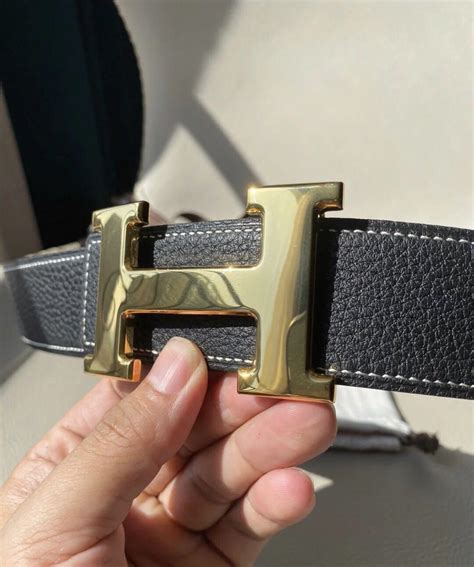 hermes belt buckle gold|Hermes reversible belt gold buckle.